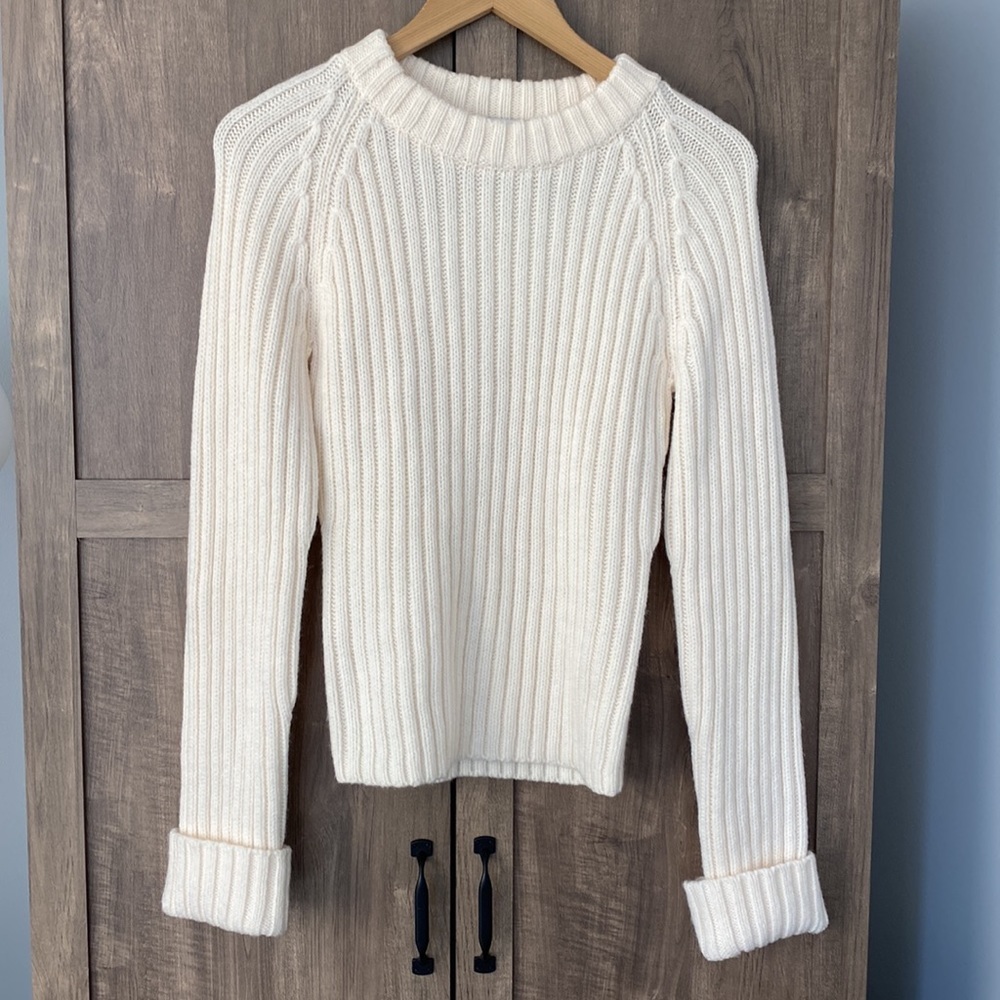 Jwanderson Luxury Wool Blend Ribbed Sweater Women’s Size Small